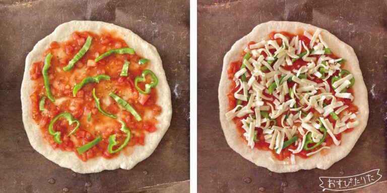 こねない全粒粉ピザ生地のレシピ